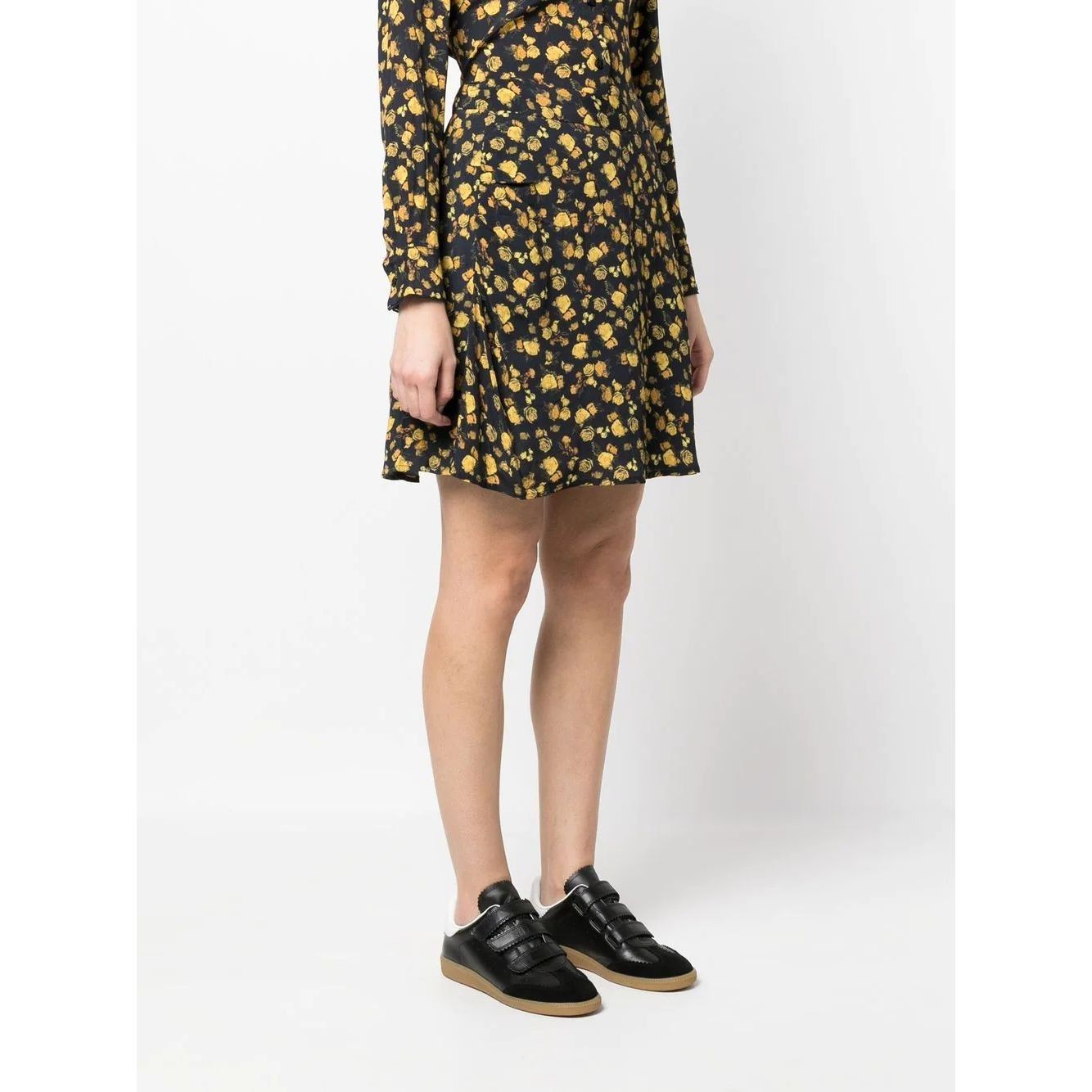 TOMMY HILFIGER Midi sijonas moterims, Marga, Moss crepe rose short skirt 2