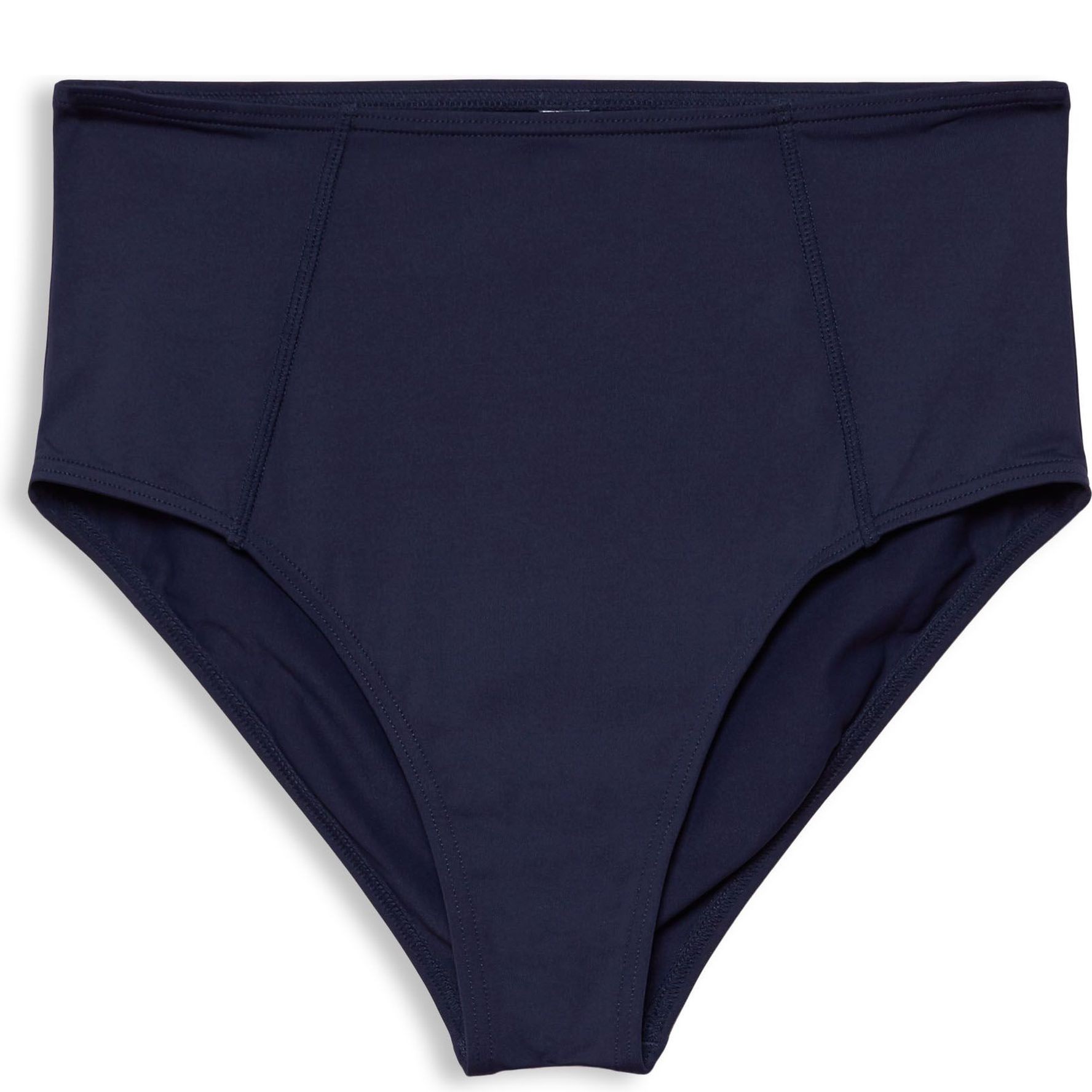 ESPRIT Apatinė kostiumėlio dalis moterims, Mėlyna, Recycled: plain high-waisted b 1