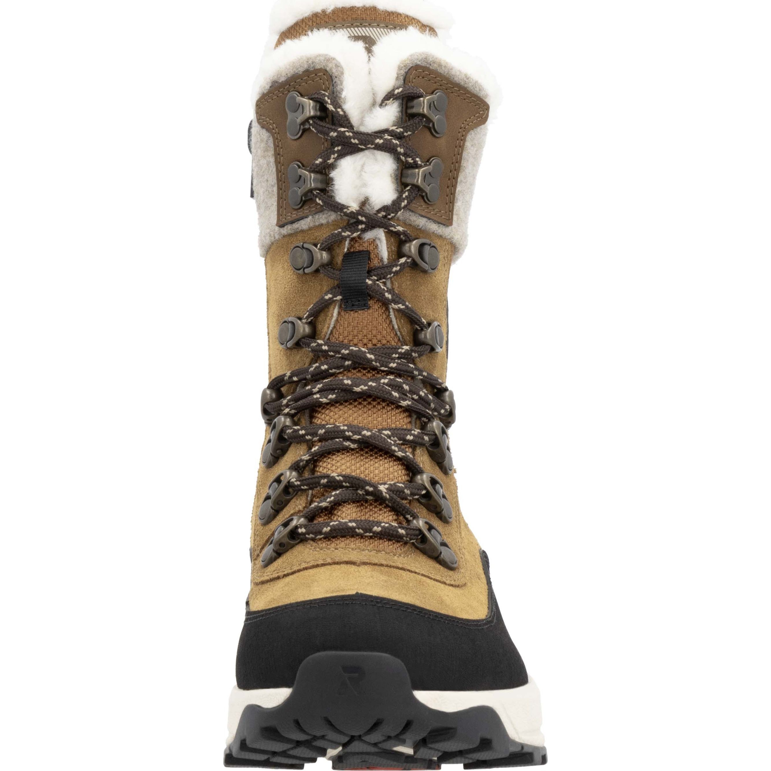 RIEKER EVOLUTION Aulinukai moterims, Ruda, Ladies mid height boots 8