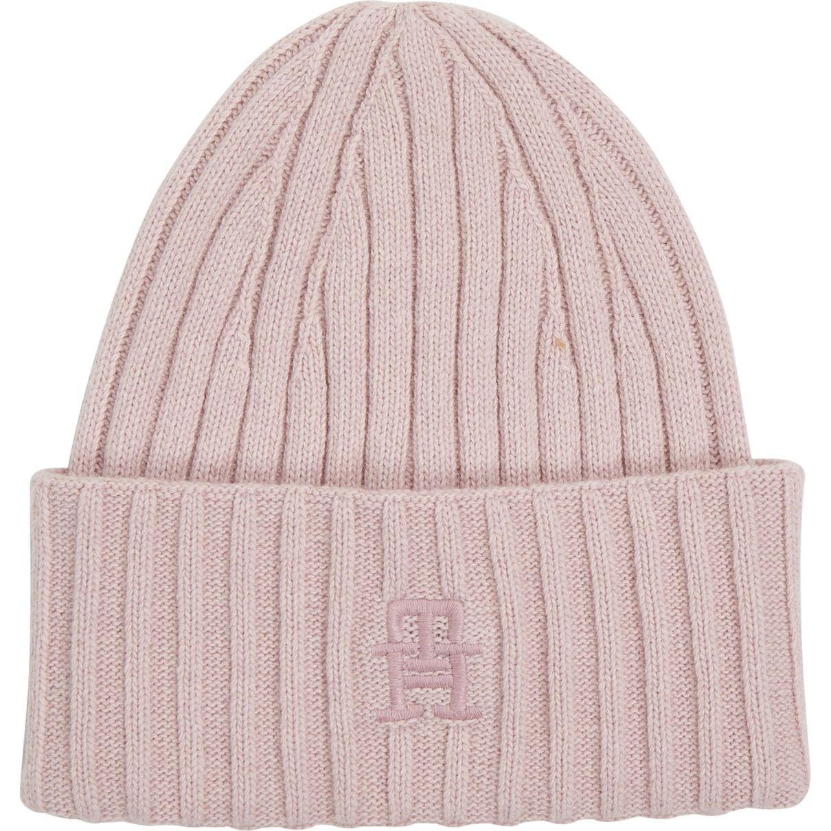TOMMY HILFIGER Kepurė moterims, Rožinė, Iconic beanie 1