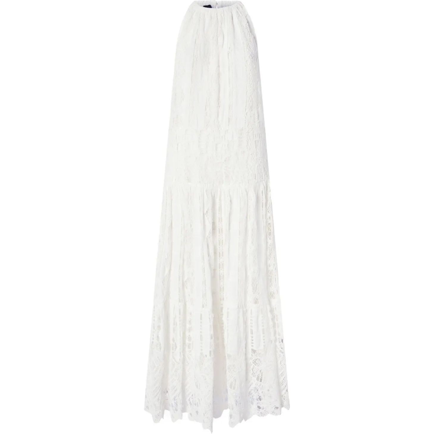 PINKO Maxi suknelė moterims, Balta, Laced maxi dress 1