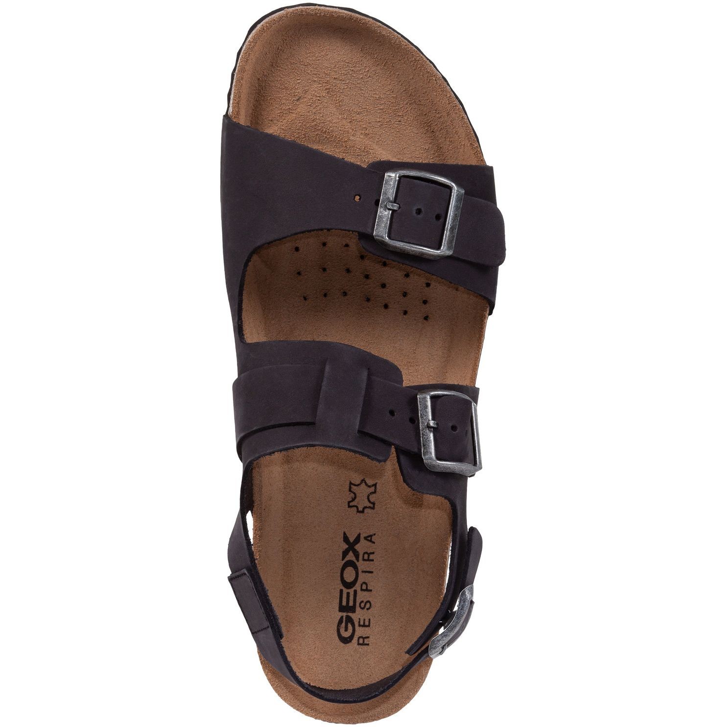 GEOX Basutės vyrams, Juoda, GHITA SANDALS 5