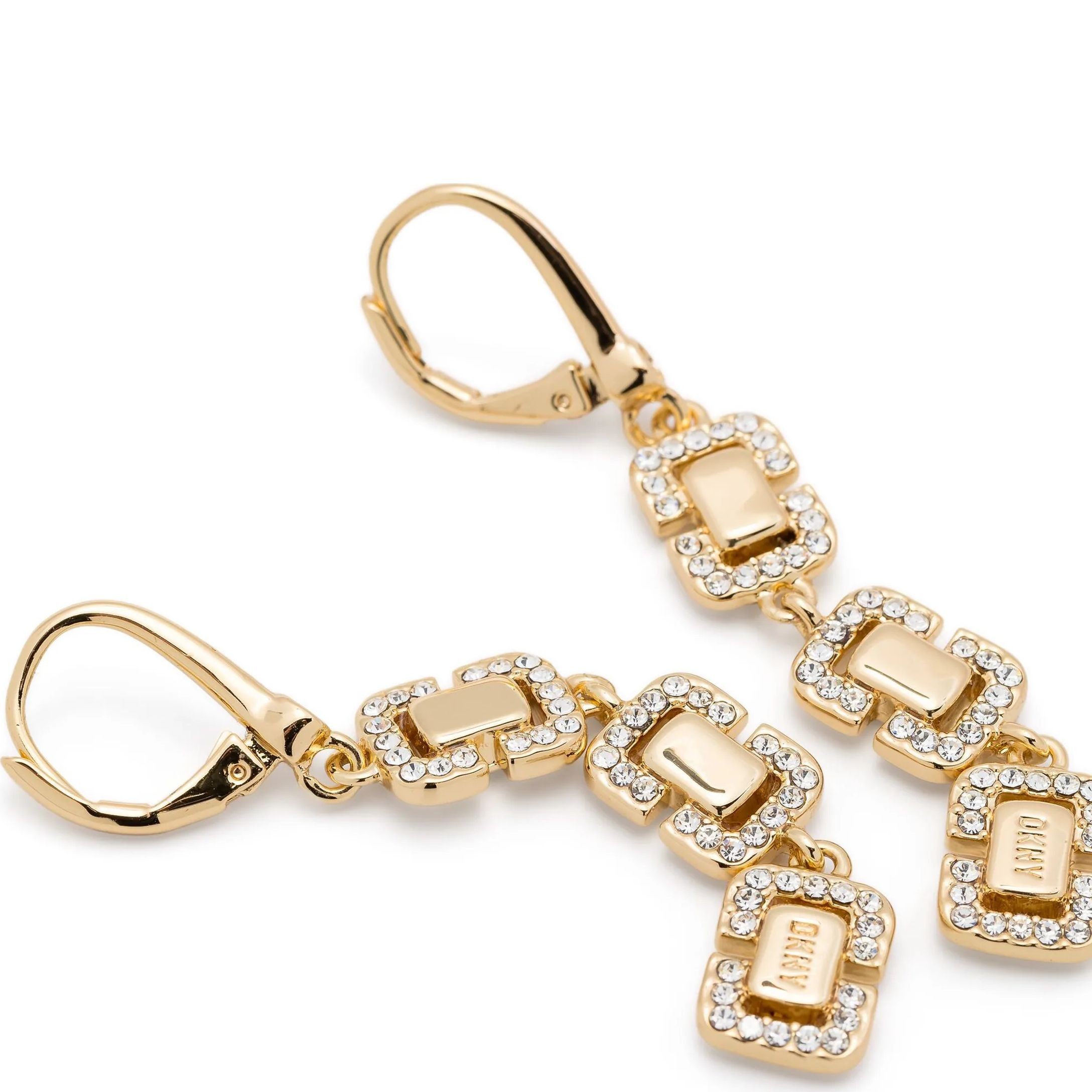 DKNY Auskarai moterims, Auksinė, Pe dkny link linear 2