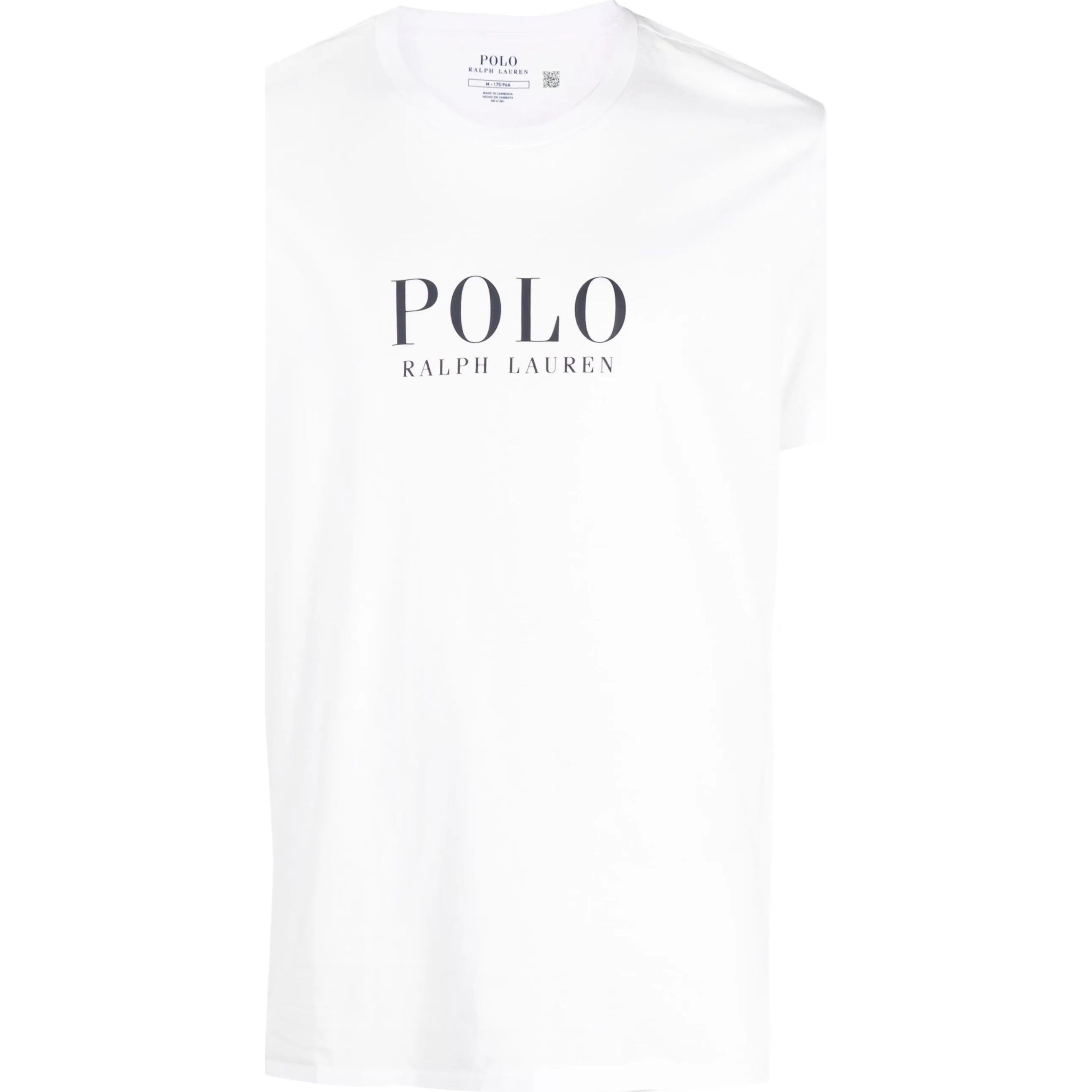 POLO RALPH LAUREN Marškinėliai trump. rankovėmis vyrams, Balta, Crewneck sleep top