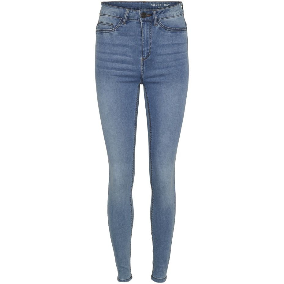 NOISY MAY Tiesūs džinsai moterims, Mėlyna, NMCALLIE HW SKINNY JE 1
