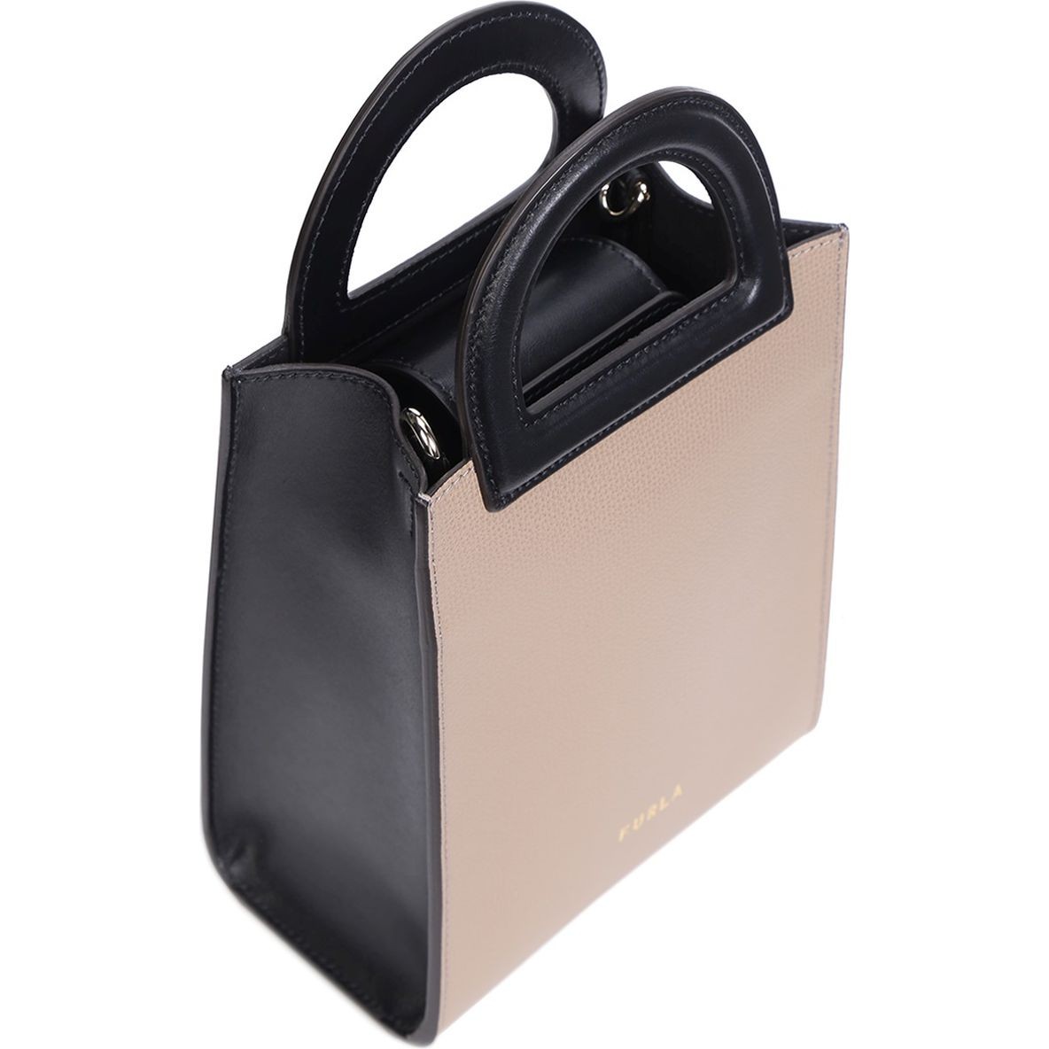 FURLA Pirkinių krepšys moterims, Ruda, Furla dara mini tote 3