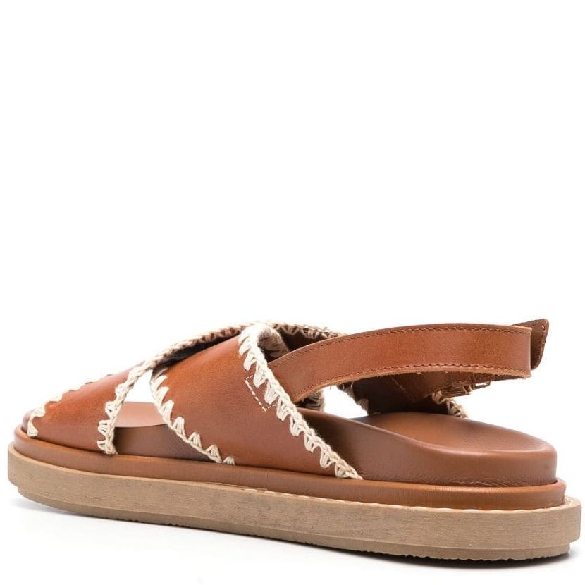 ALOHAS Basutės moterims, Ruda, Marshmallow sandals 3