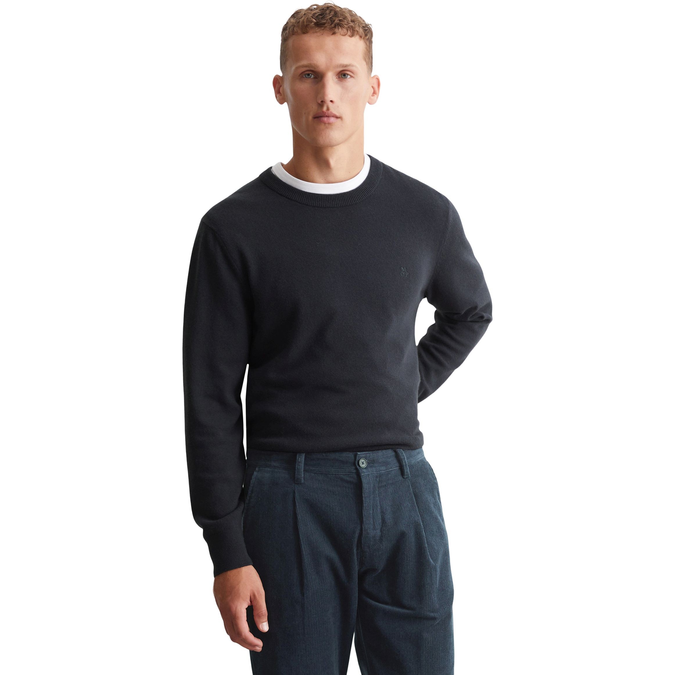 MARC O'POLO Megztinis vyrams, Mėlyna, Pullover M29514460504 2