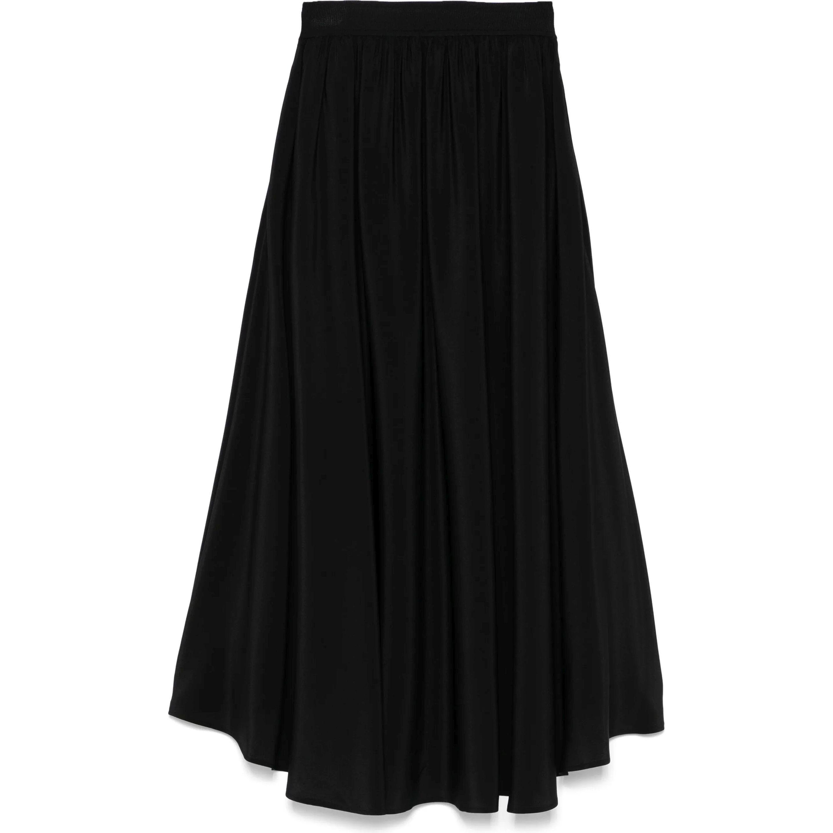 JOSEPH Midi sijonas moterims, Juoda, Violet midi skirt 2