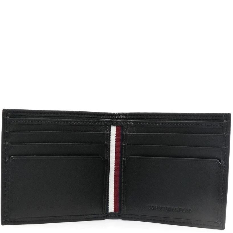 TOMMY HILFIGER Piniginė vyrams, Juoda, TH PREMIUM CC WALLET 3