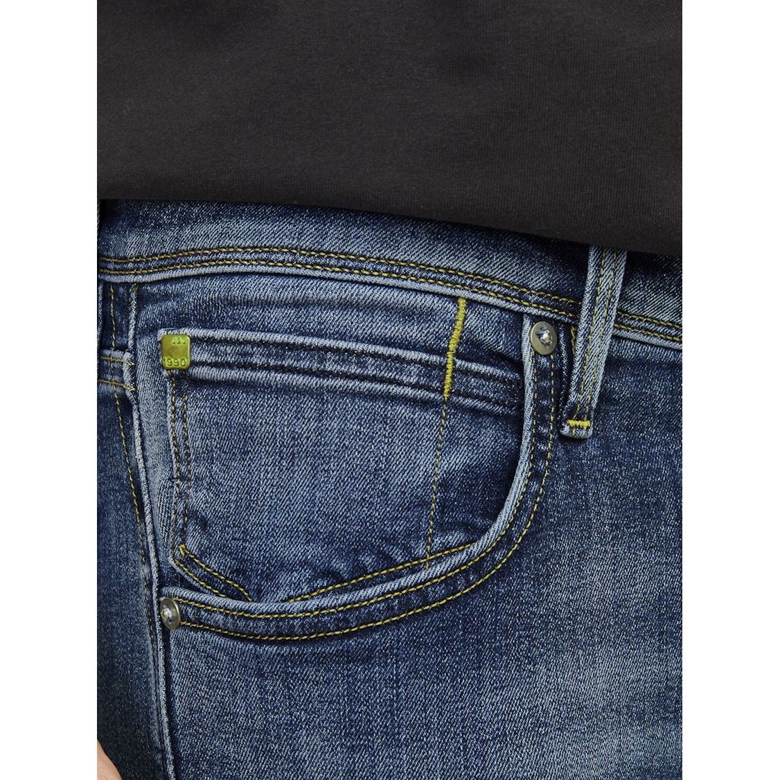 JACK & JONES Slim džinsai vyrams, Mėlyna, Jjiglenn slim 4
