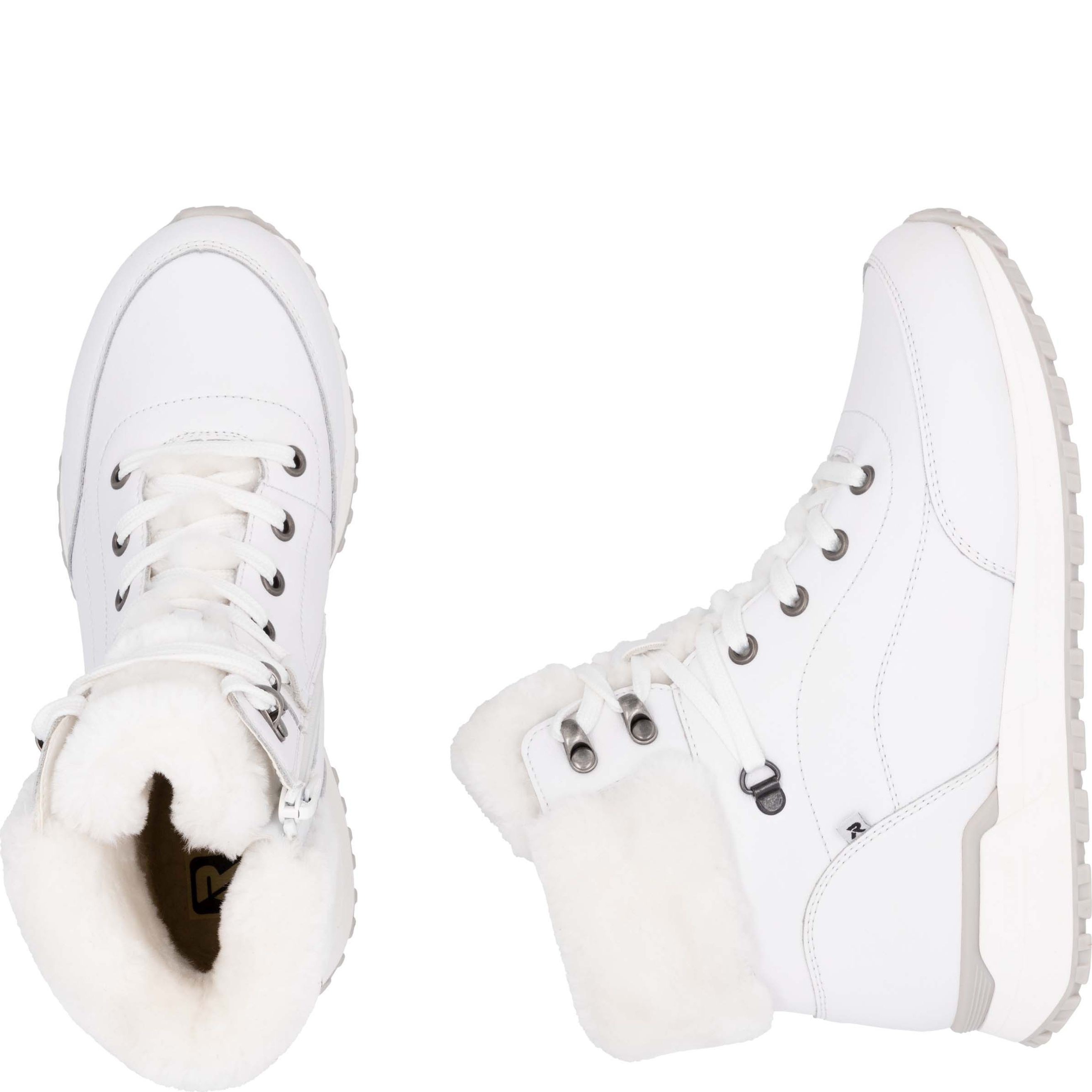 RIEKER EVOLUTION Aulinukai moterims, Balta, Ladies mid height boots 10