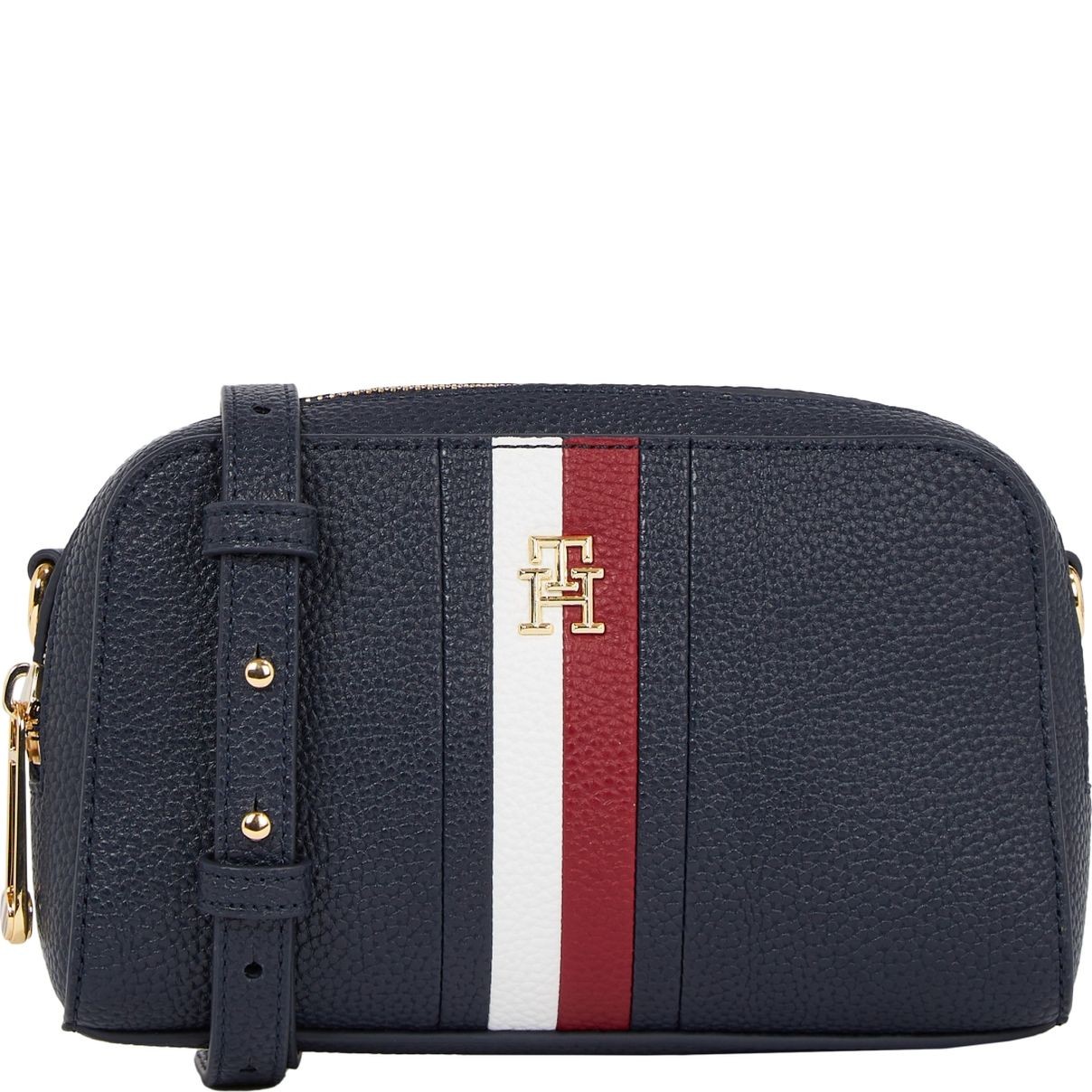 TOMMY HILFIGER Rankinė per petį moterims, Mėlyna, Emblem crossover corp 1