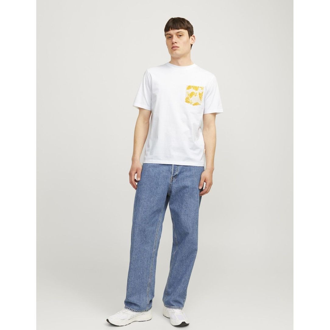 JACK & JONES Marškinėliai vyrams, Balta, Joraruba t-shirts 4