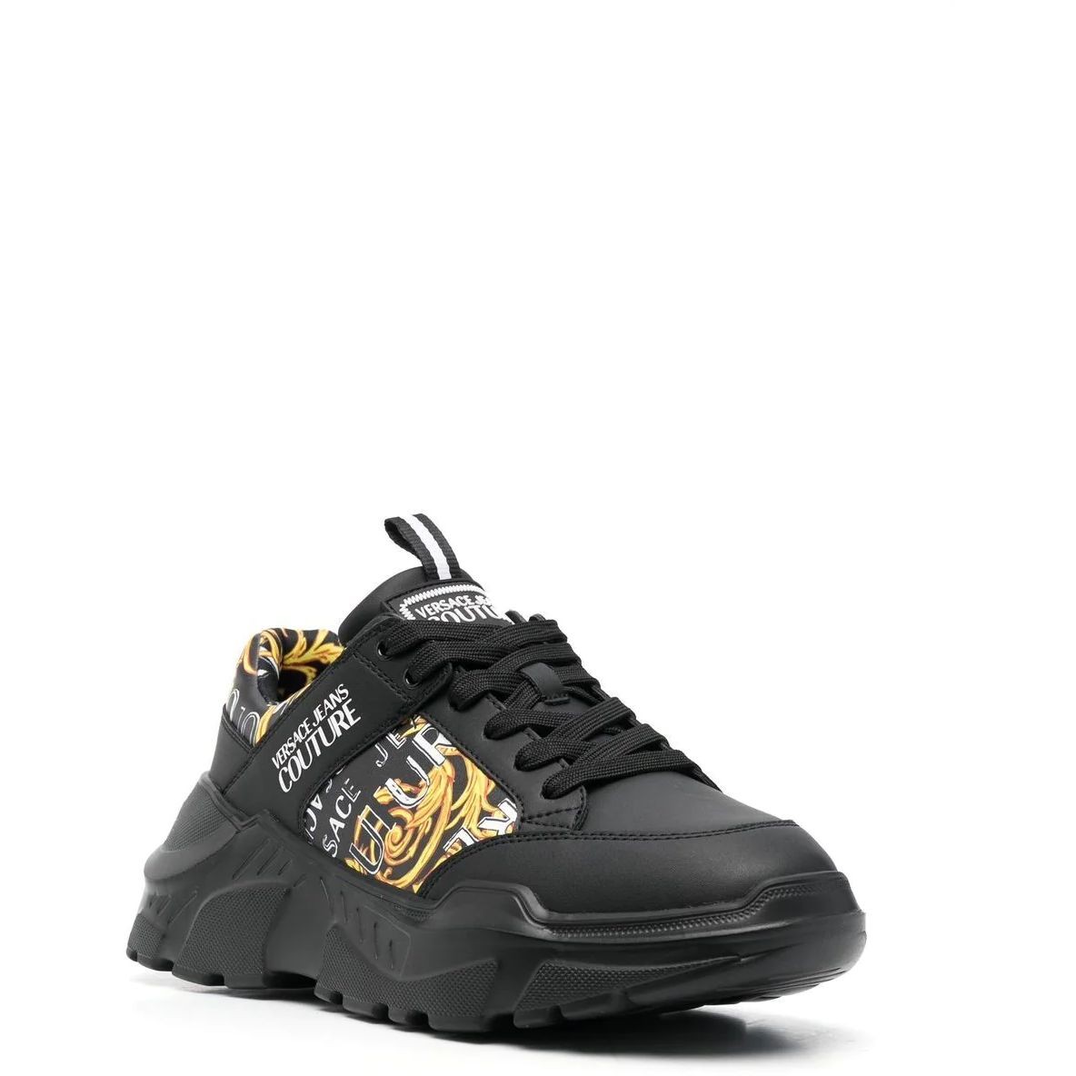 VERSACE JEANS CUTURE Bateliai - vyrams, BLACK/GOLD, Fondo speedtrack shoes 1