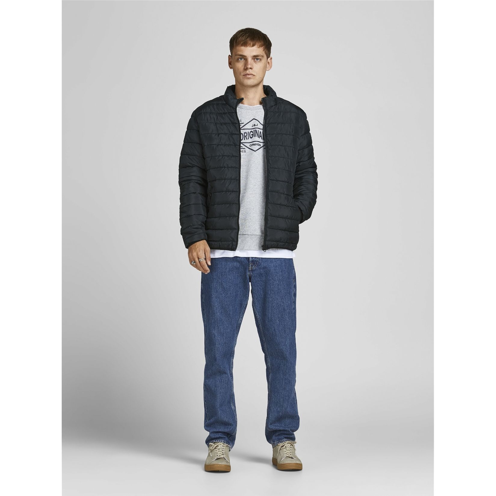 JACK & JONES Striukė vyrams, Juoda, CORE 3