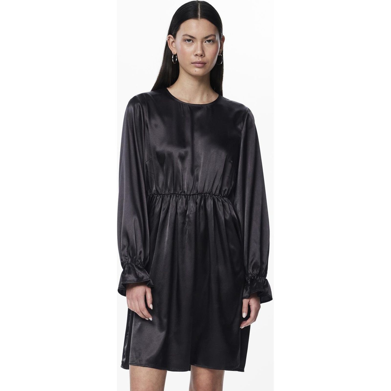 PIECES Mini suknelė moterims, Juoda, PCSLORE LS O-NEC 2