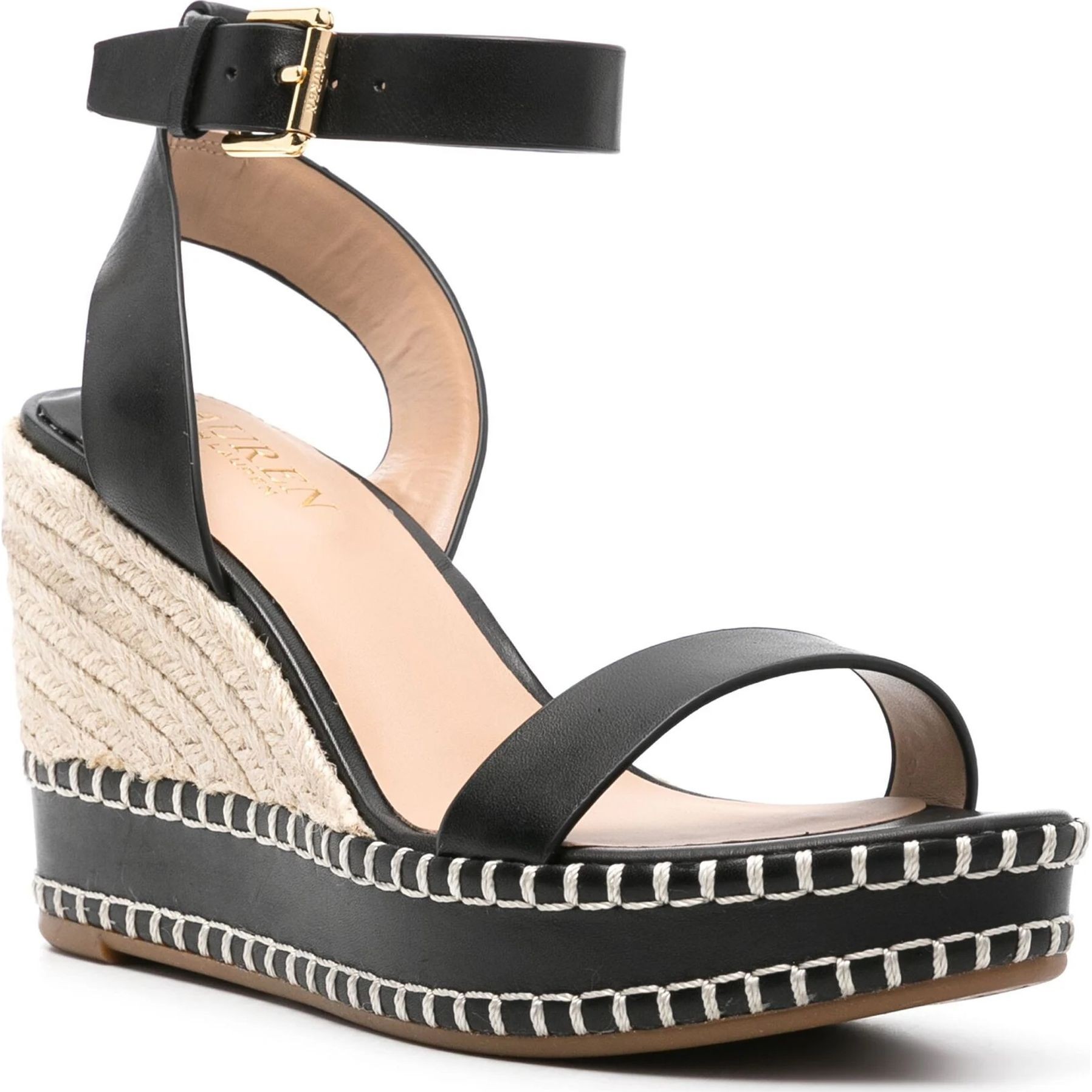 LAUREN RALPH LAUREN Espadrilės moterims, Juoda, Hilarie espadrilles 1