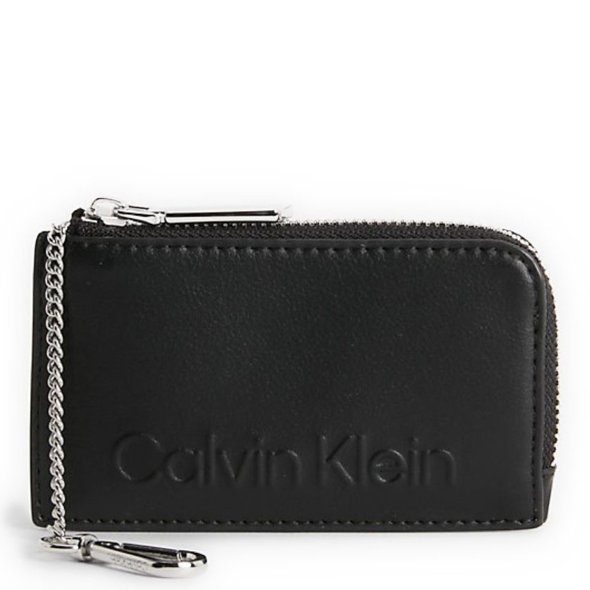 CALVIN KLEIN Piniginė moterims, Juoda, Set cardholder 1