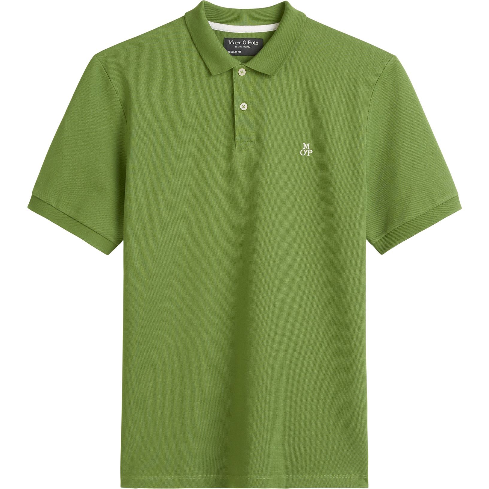 MARC O'POLO Polo marškiniai trumpos rank. vyrams, Žalia, Polo short 523223053092 1