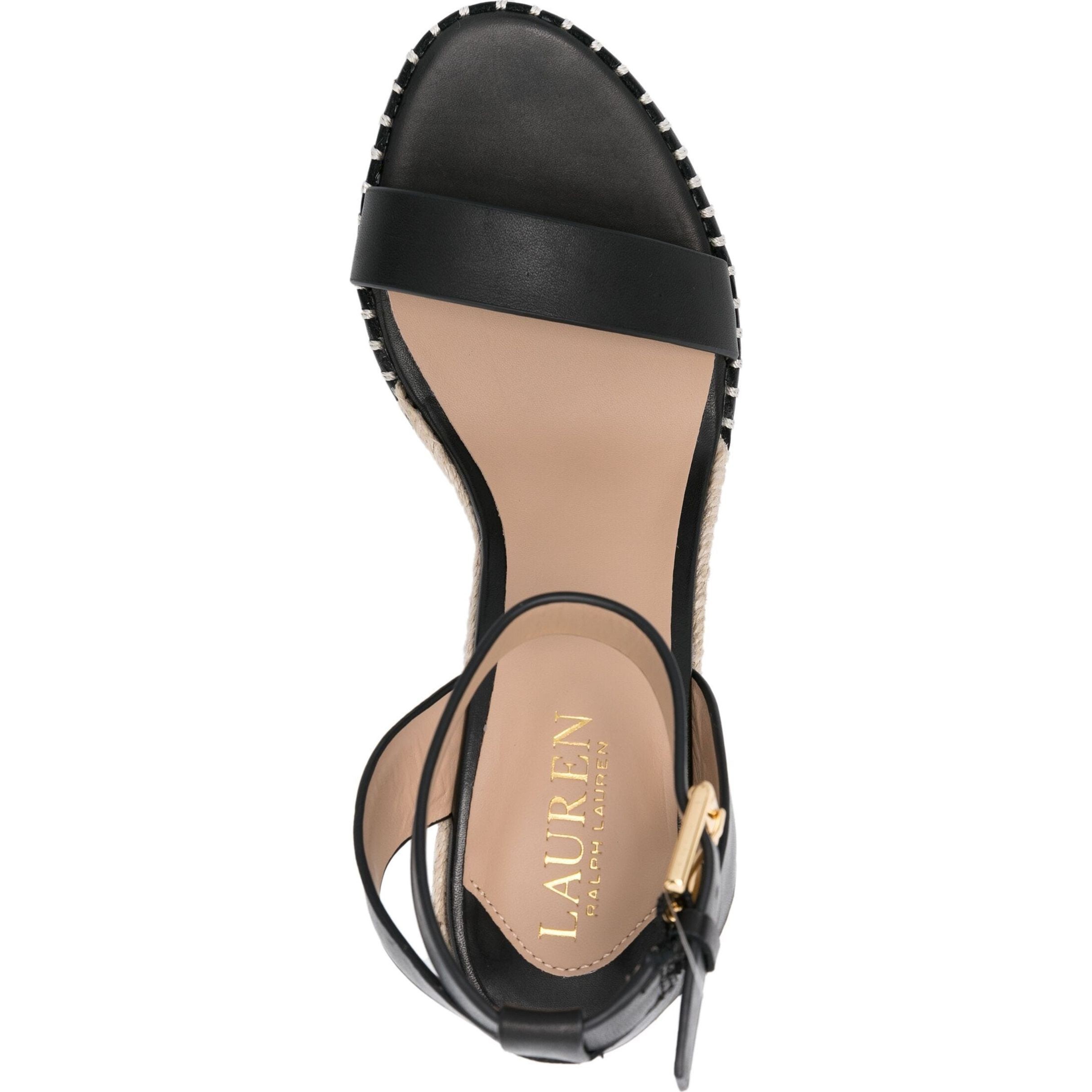 LAUREN RALPH LAUREN Espadrilės moterims, Juoda, Hilarie espadrilles 4