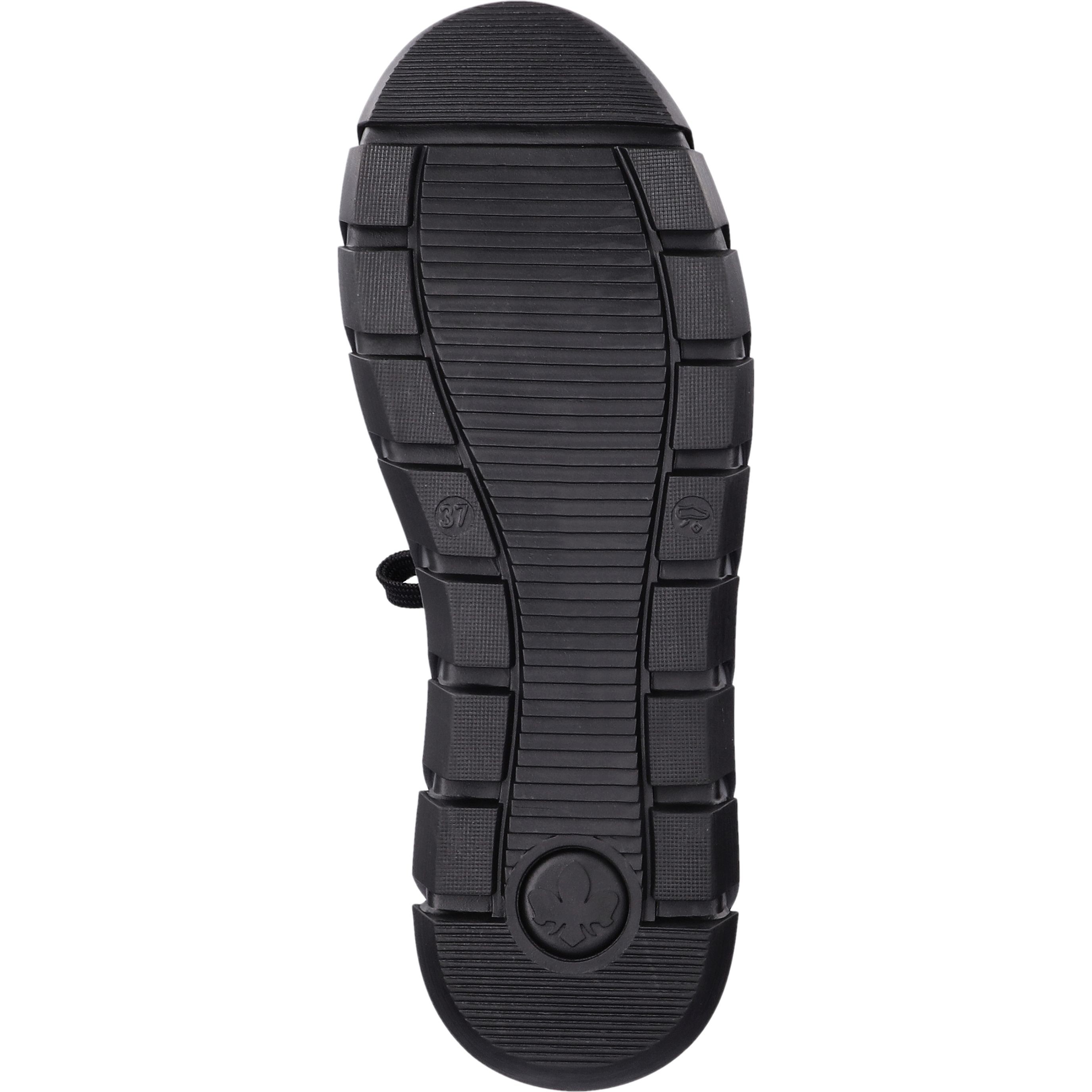 RIEKER Aulinukai moterims, Juoda, BOOTIES 4