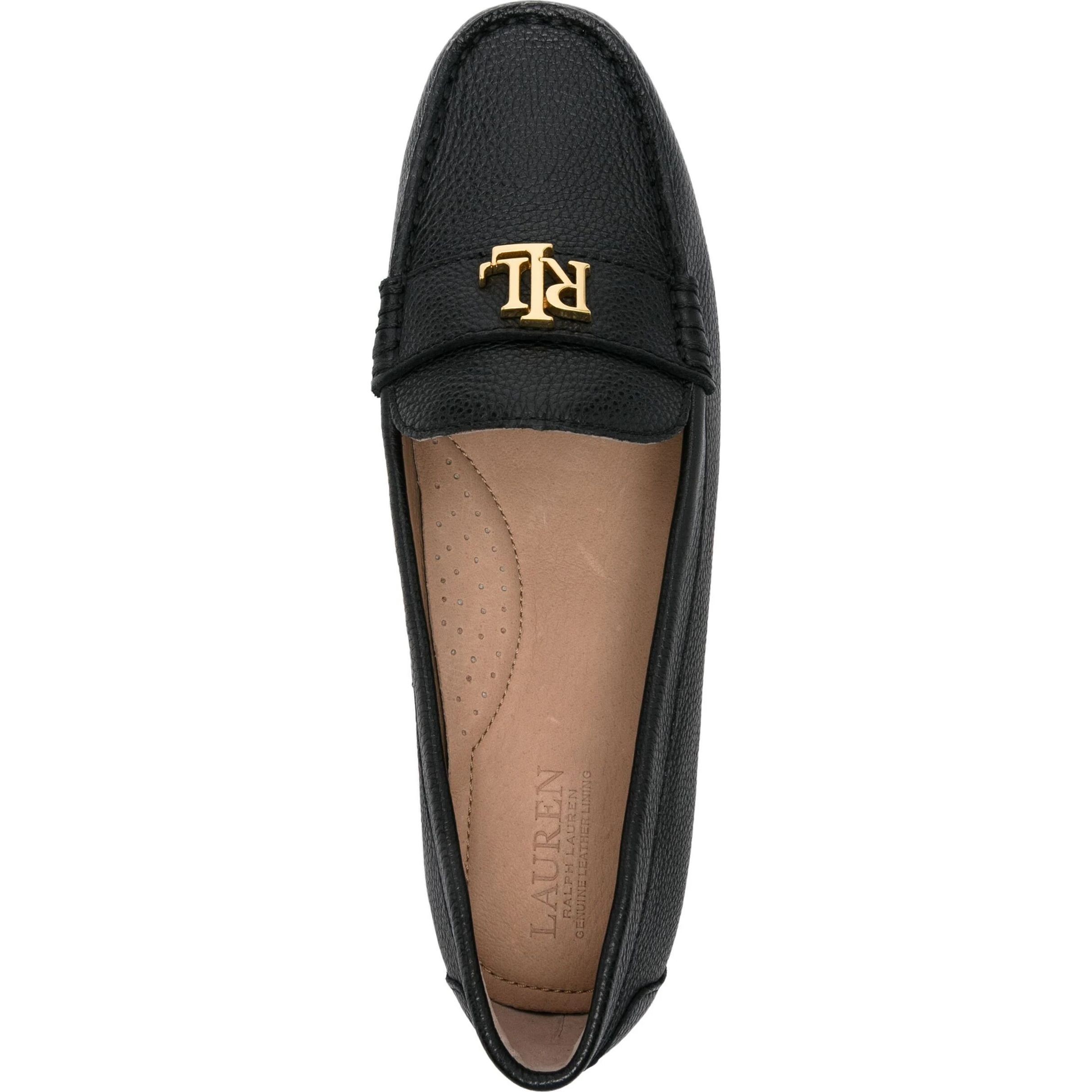 LAUREN RALPH LAUREN Mokasinai moterims, Juoda, Barnsbury flats driver 4
