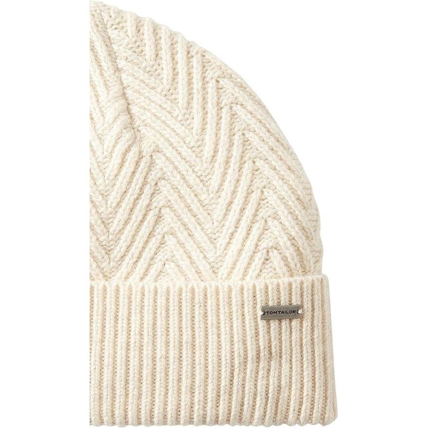 TOM TAILOR Kepurė moterims, Balta, Kepurė 2