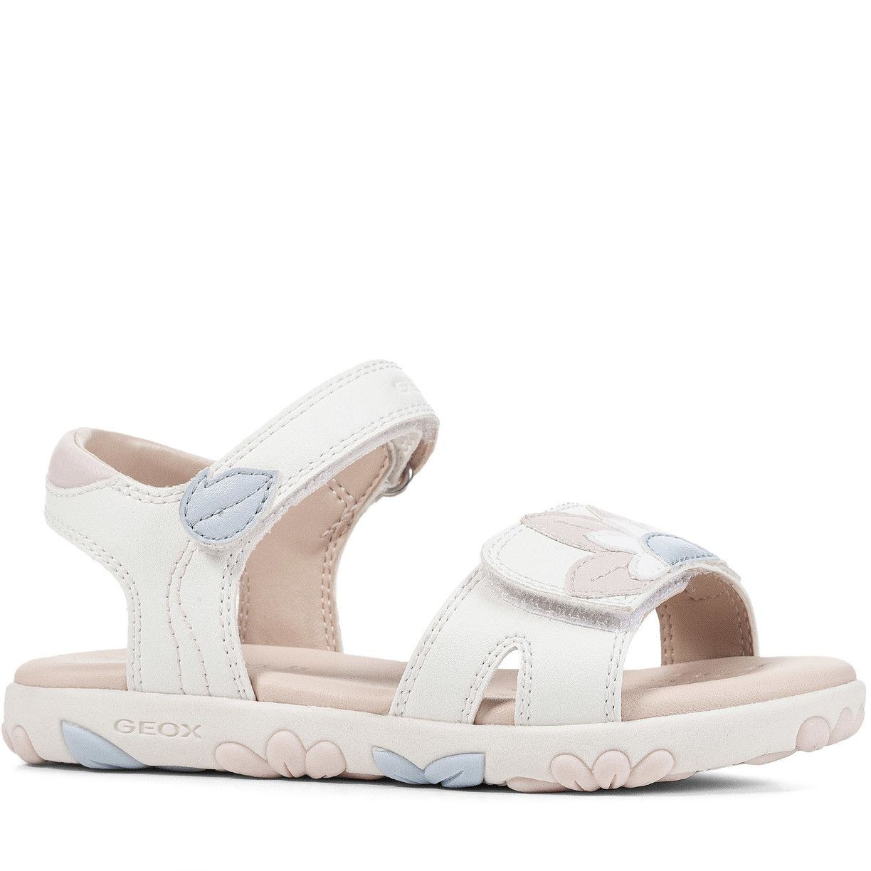 GEOX Basutės mergaitėms, Balta, SANDALS HAITI 2