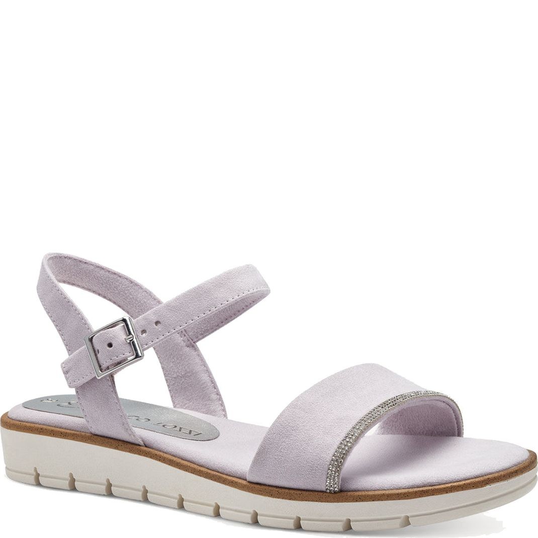 MARCO TOZZI Basutės moterims, Violetinė, SANDALS 1