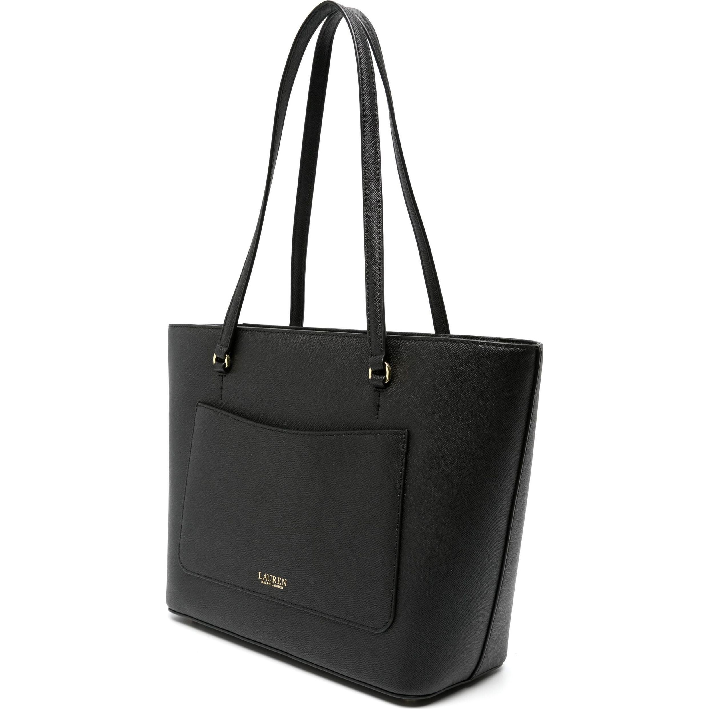 LAUREN RALPH LAUREN Pirkinių krepšys moterims, Juoda, Karly shpper medium tote 2