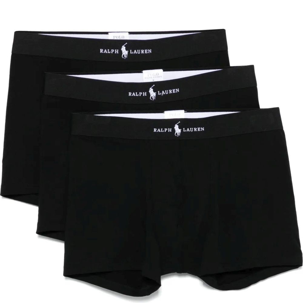 POLO RALPH LAUREN Ilginti apatiniai vyrams, Juoda, Clssic trunk-3 pack-trunk 1