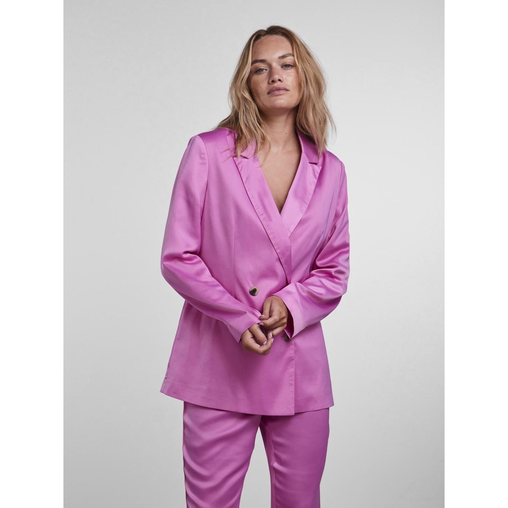 PIECES Švarkas moterims, Violetinė, PCMASJA LS BLAZER 2