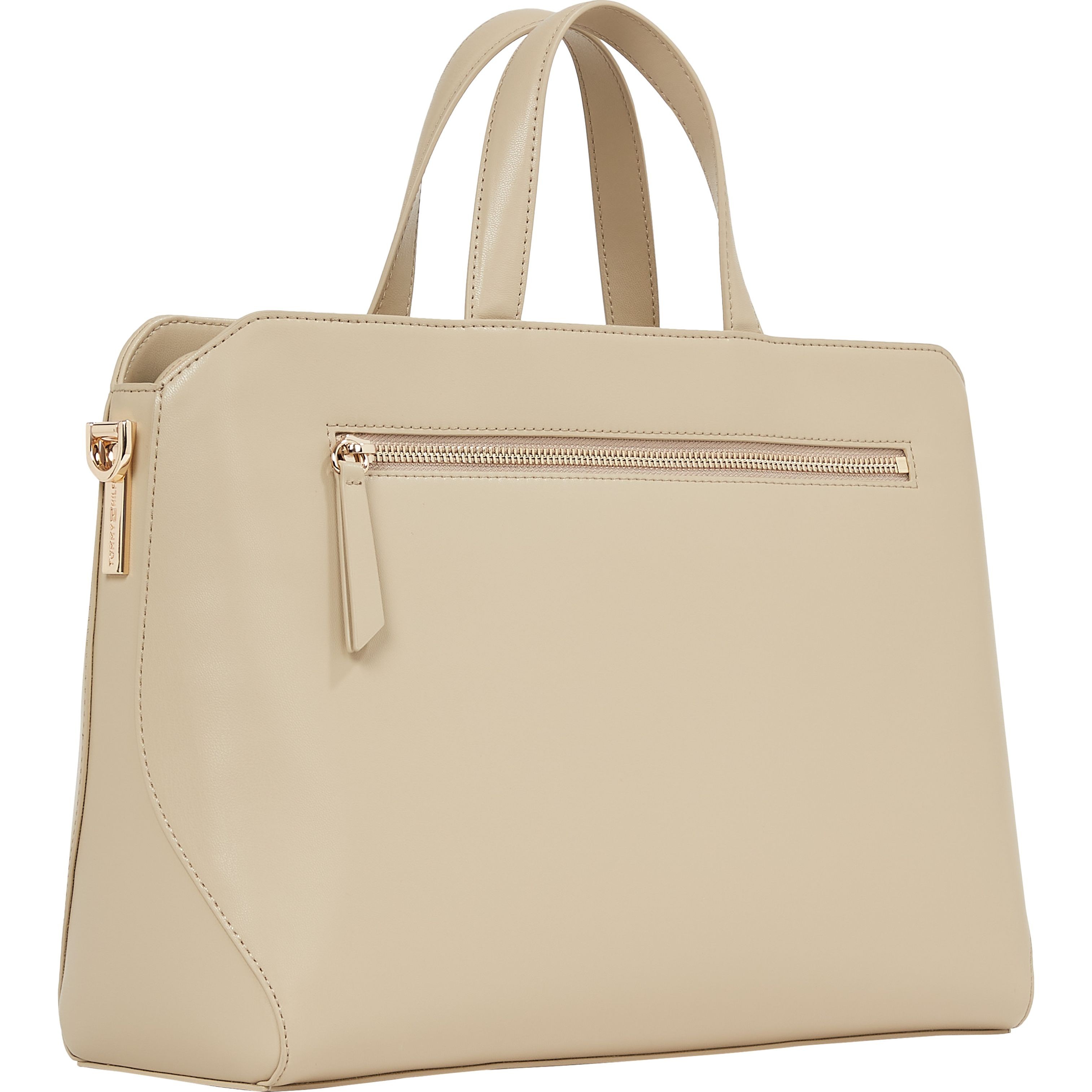 TOMMY HILFIGER Dėklas kompiuteriui moterims, Smėlio, Heritage workbag 2