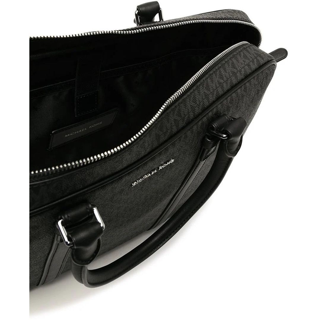 MICHAEL KORS Dėklas kompiuteriui vyrams, Juoda, Commuter brief case 4