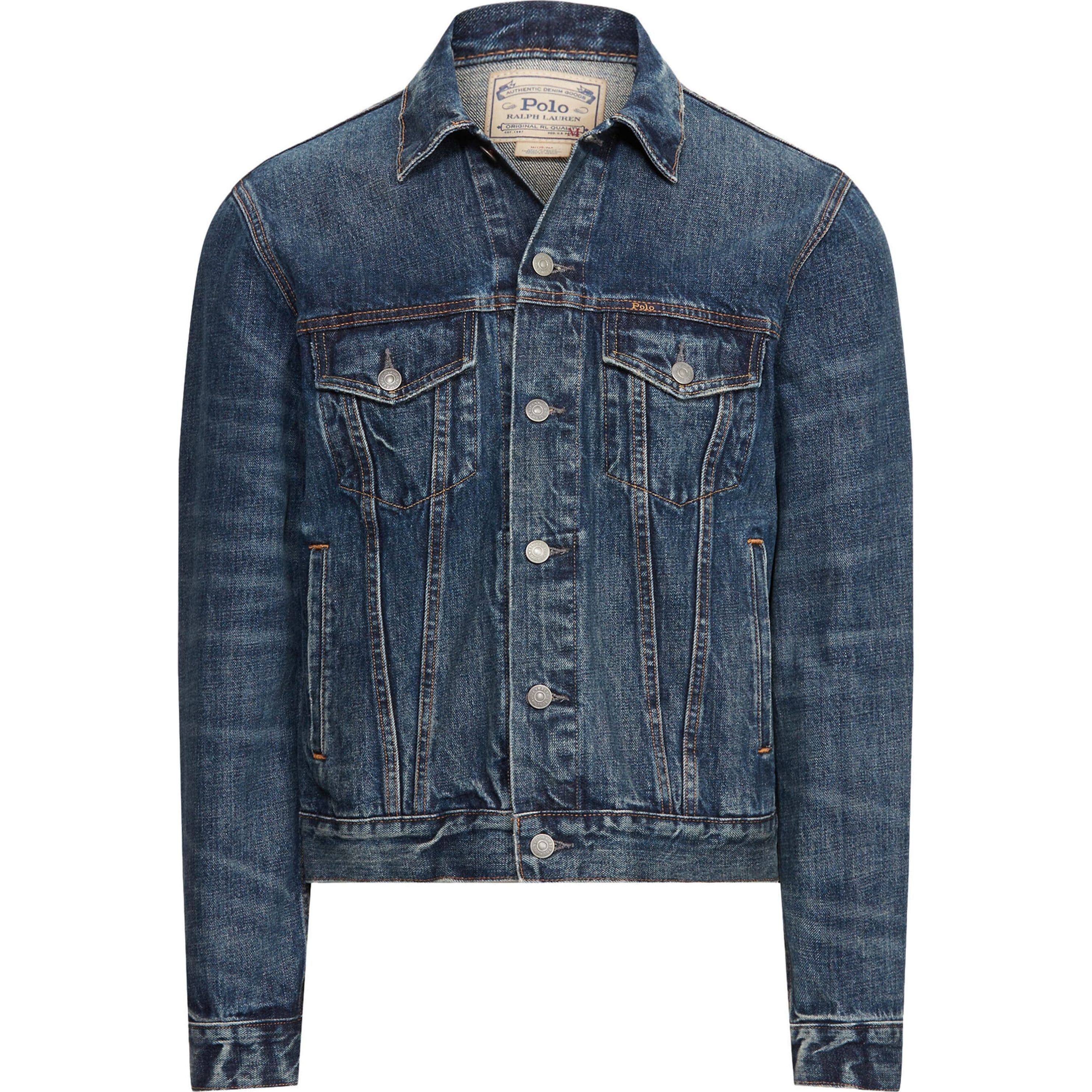 POLO RALPH LAUREN Džinsinis švarkas vyrams, Mėlyna, Icon trucker denim jacket