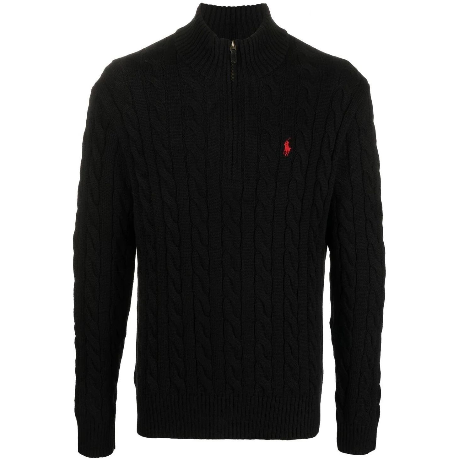 POLO RALPH LAUREN Megztinis vyrams, Juoda, Long sleeve sweater 1