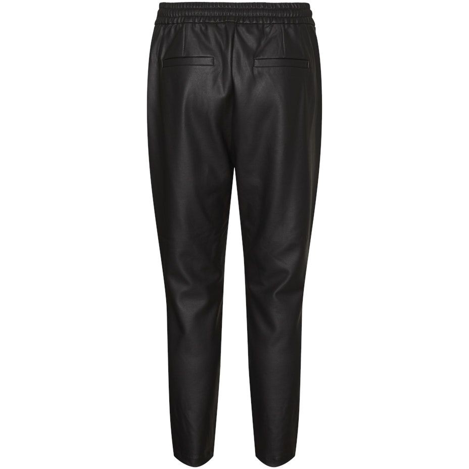 VERO MODA Kelnės moterims, Juoda, VMEVA MW LOOSE STRIN 2