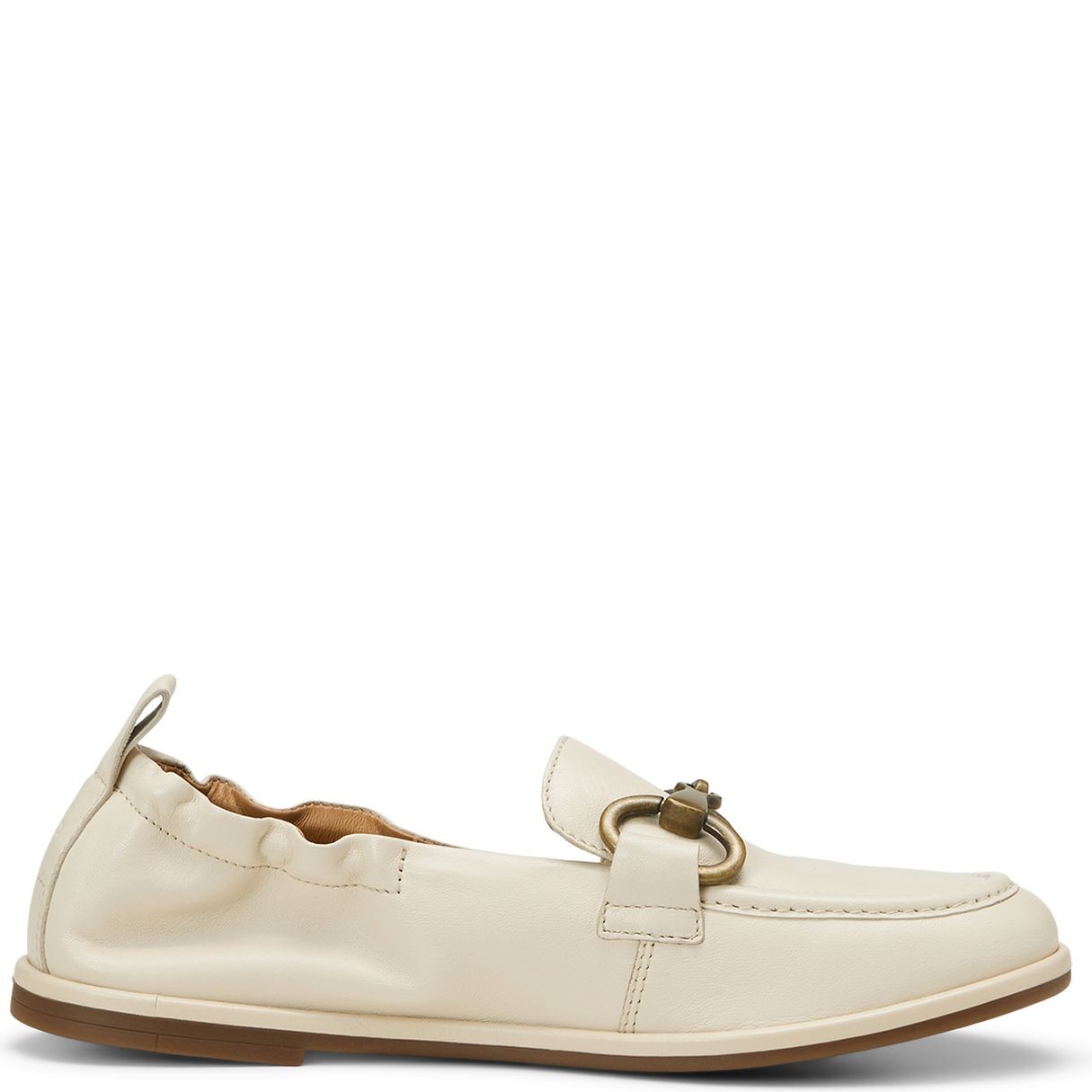 MARC O'POLO Loaferiai moterims, Smėlio, Mod. Alva 4A Loafer 5