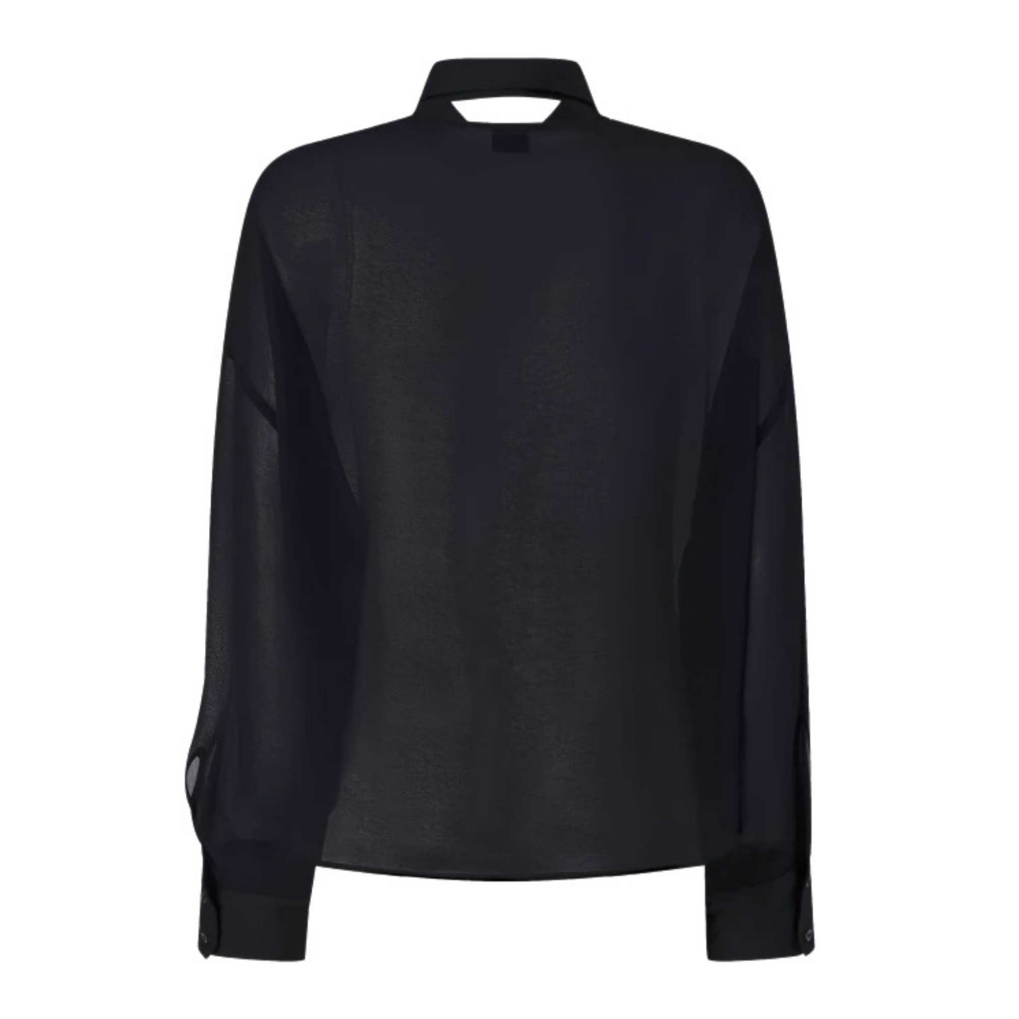 PINKO Marškiniai ilgomis rankovėmis moterims, Juoda, Marquilla shirt 2