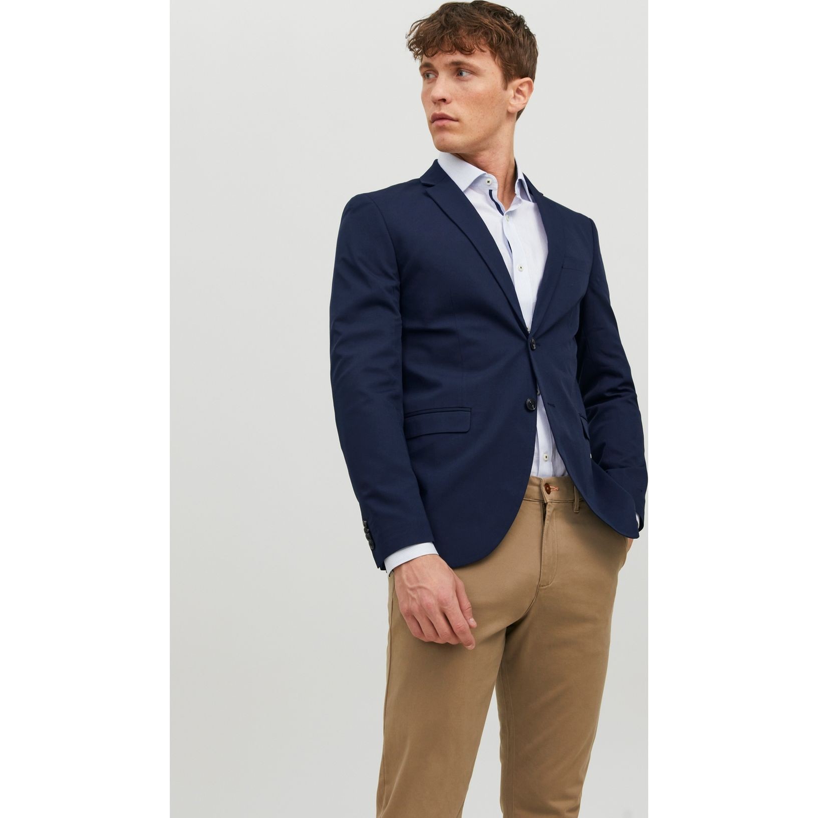 JACK & JONES Švarkas vyrams, Mėlyna, JPRFRANCO BLAZER NOOS 6
