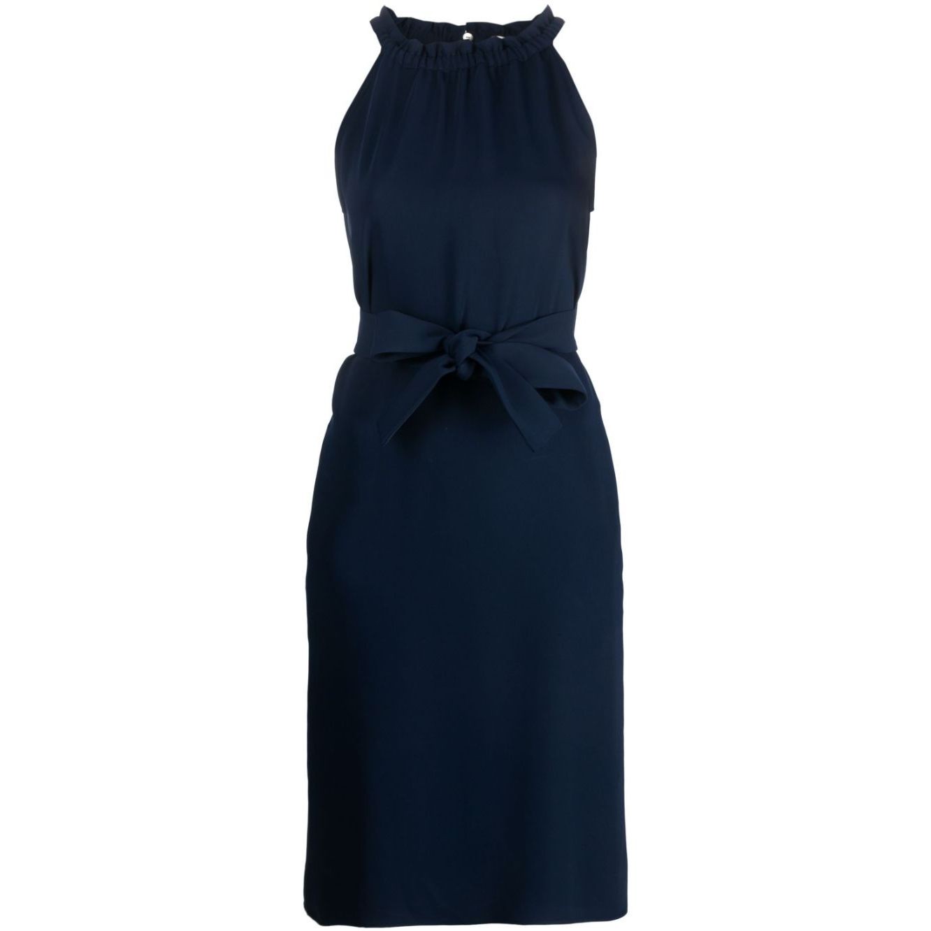 PAROSH Midi suknelė moterims, Mėlyna, Tank sleeve dress