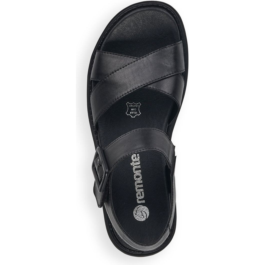 REMONTE Basutės moterims, Juoda, SANDALS, Remonte 6