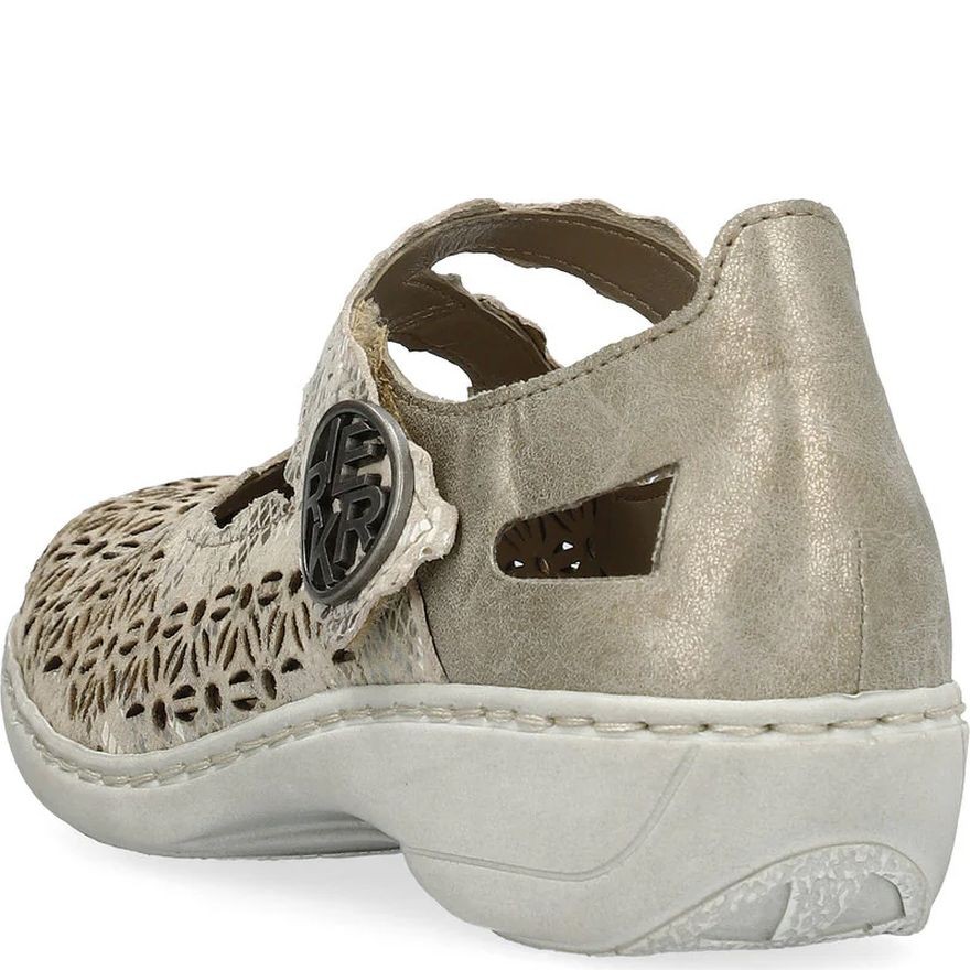 RIEKER Laisvalaikio bateliai moterims, Smėlio, Laisvalaikio bateliai 3