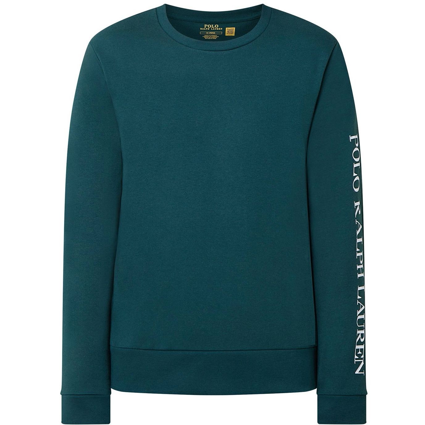 POLO RALPH LAUREN Marškinėliai ilgom. rankovėmis vyrams, Žalia, Long sleeve crew sleep top 1