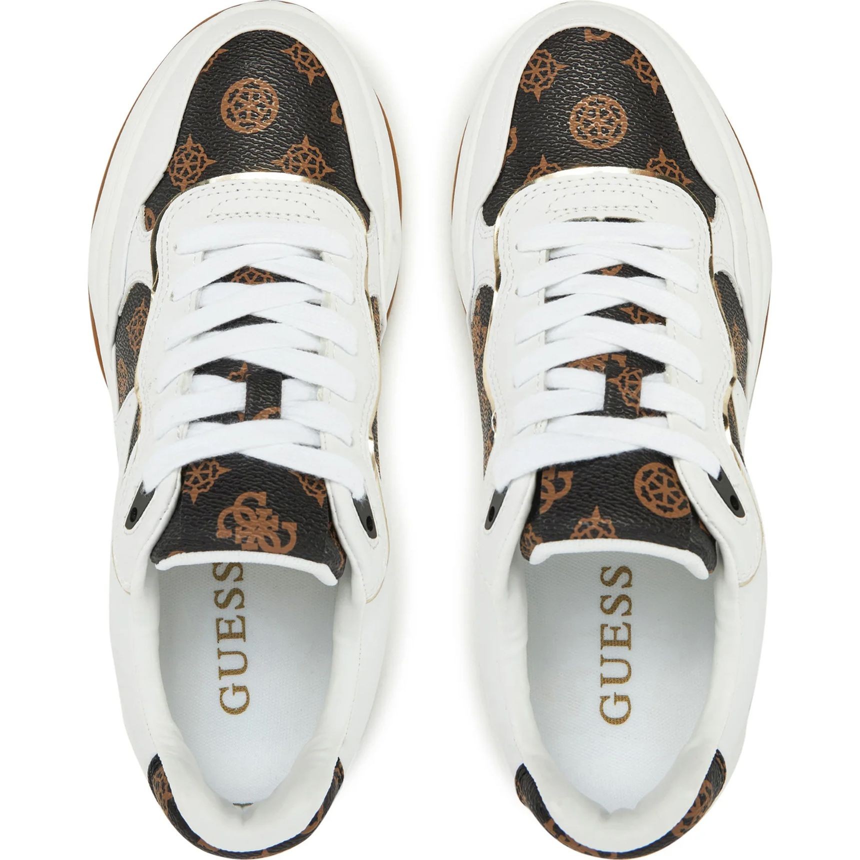 GUESS Laisvalaikio bateliai moterims, Balta, Hapyy leisure 4