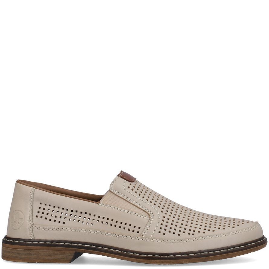 RIEKER Klasikiniai batai vyrams, Smėlio, FORMAL 3