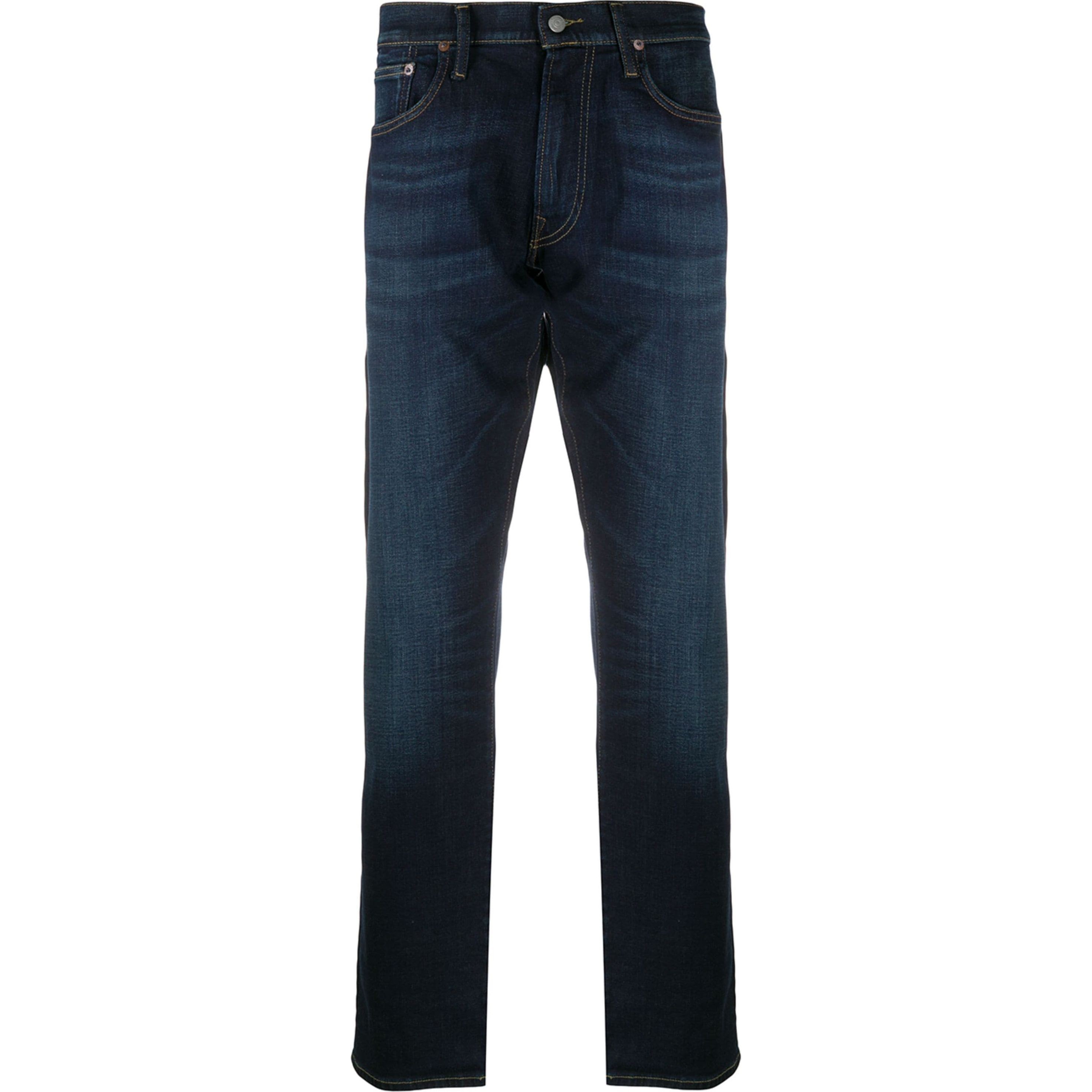 POLO RALPH LAUREN Tiesūs džinsai vyrams, Mėlyna, Varick slim straight 1