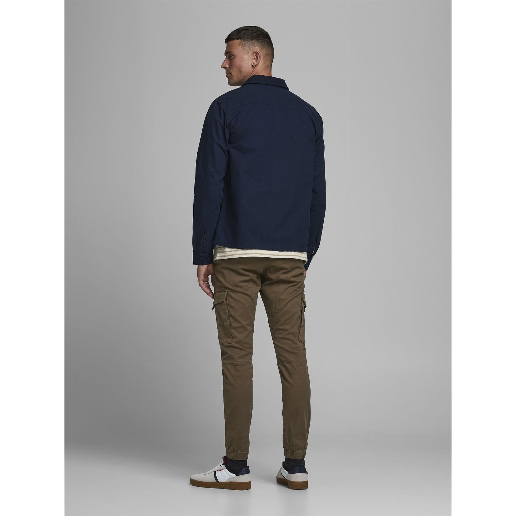 JACK & JONES Kelnės vyrams, Ruda, Kelnės 3
