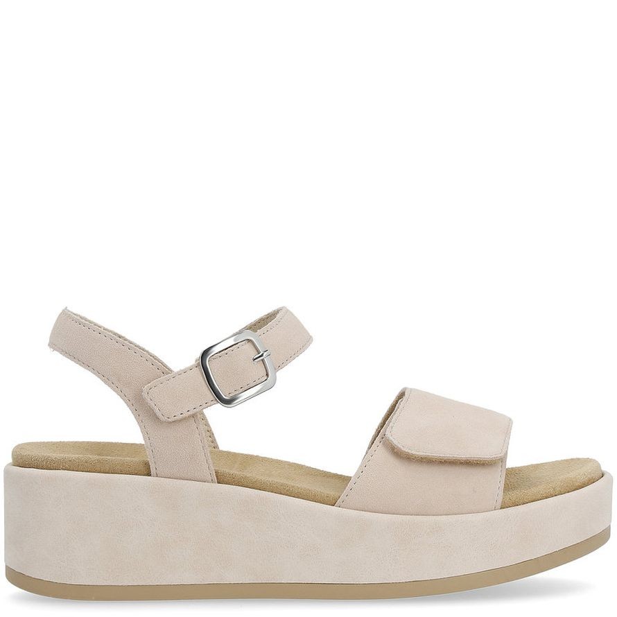 REMONTE Basutės moterims, Smėlio, SANDALS 3